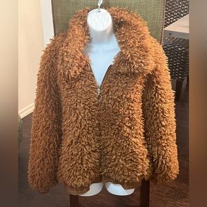 “I’m Here” Faux Jacket